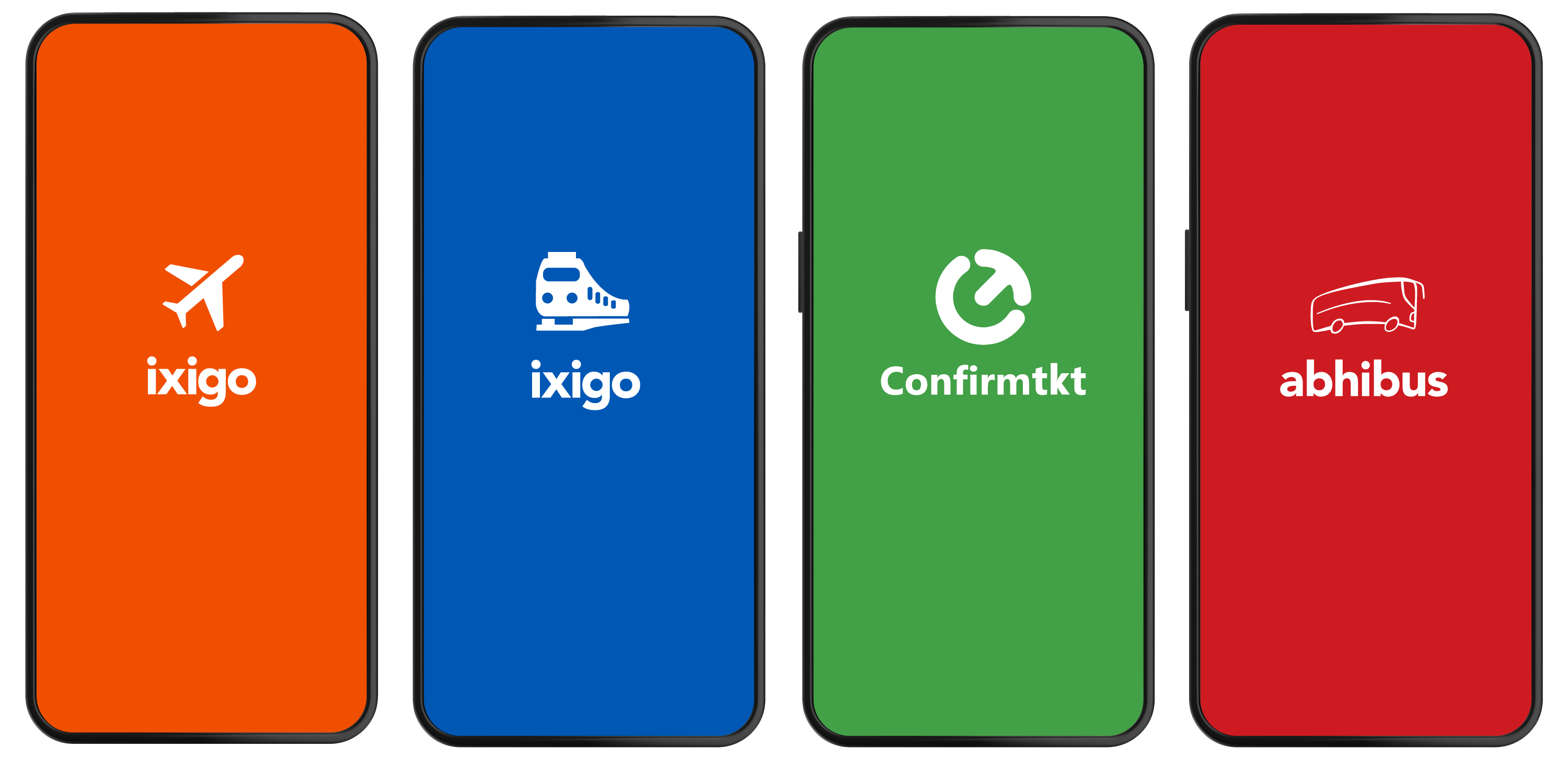 ixigo has 4 mobile apps in the market covering all indian travel issues